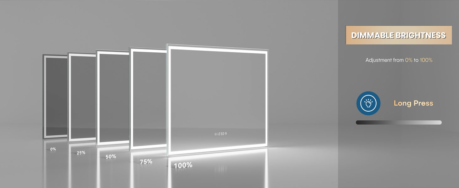 Dripex LED Bathroom Mirror