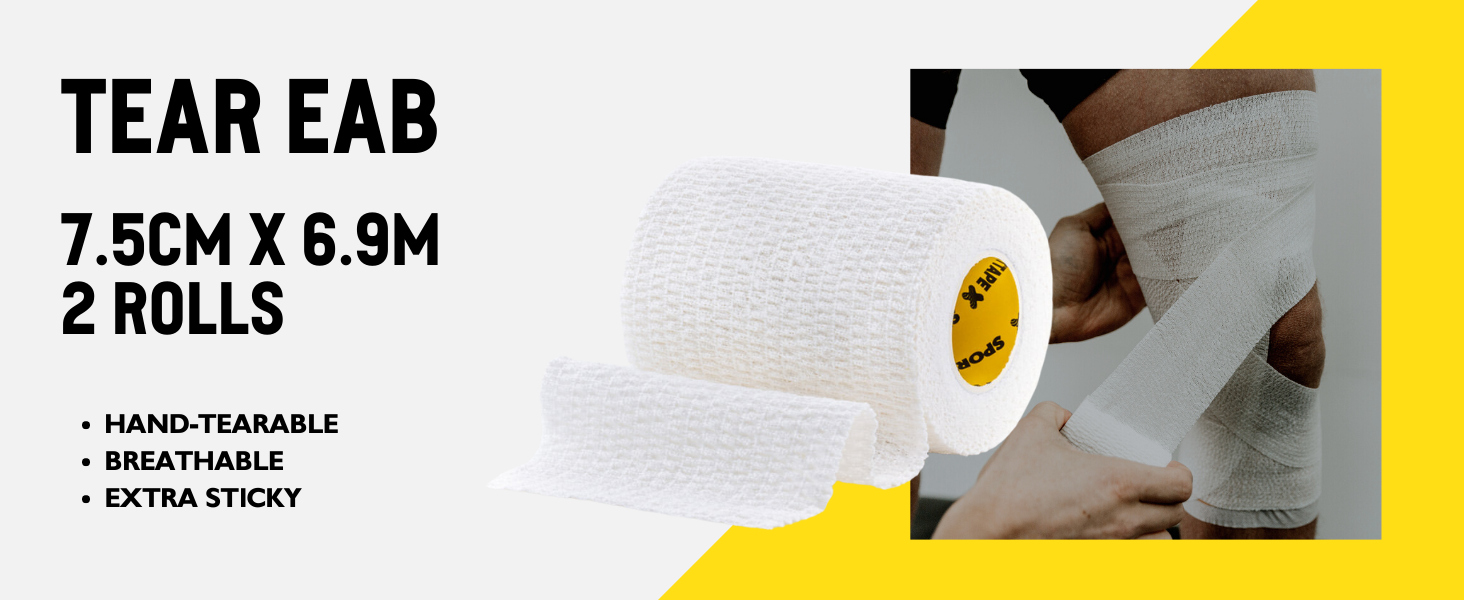 SPORTTAPE Rugby Lifting Kit Lifting Blocks and Tape White Lineout