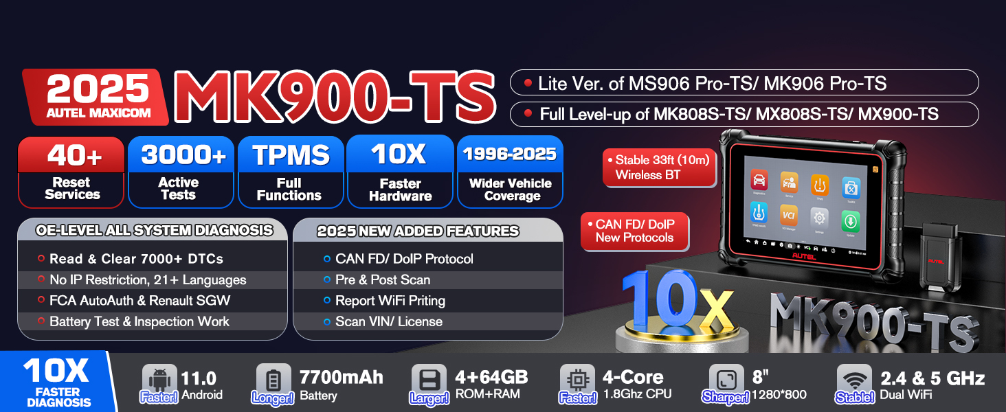 autel scanner car diagnostic tool