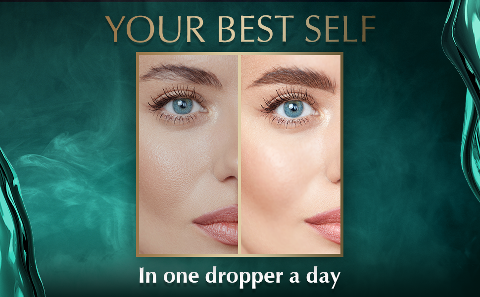 Wild Fuel Liquid Collagen Peptides with Biotin Vitamins for Hair Skin and Nails