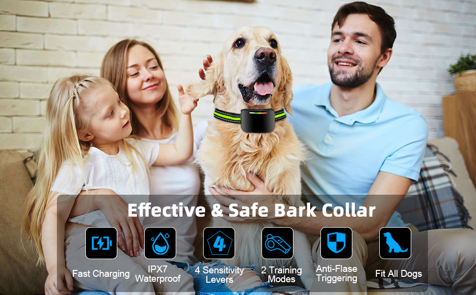 VIWIK Bark Collar for Large Medium Small Dogs