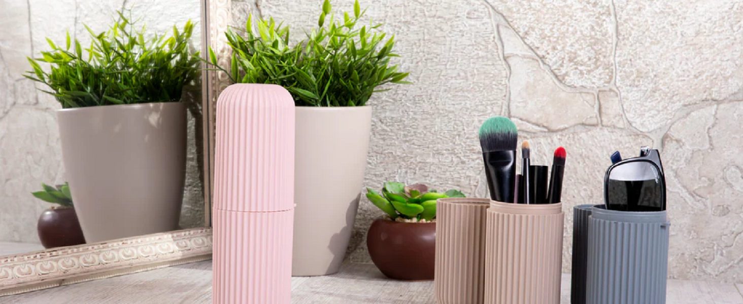 Capsule Shape Toothbrush Holder/Multipurpose Storage Holder/Cover