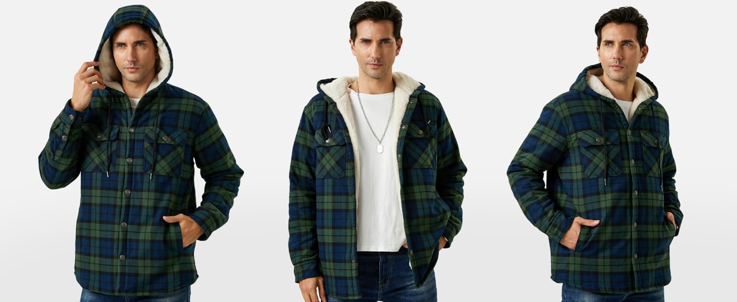 mens hooded jacket