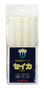 Amazon.co.jp: カメヤマ ローソク 聖火印 15号 角袋(S) 18本入