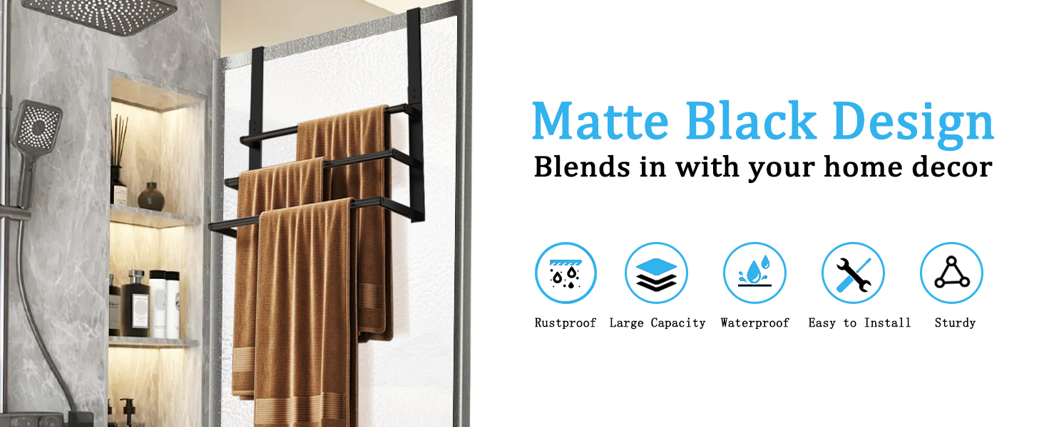 Over The Door Towel Rack