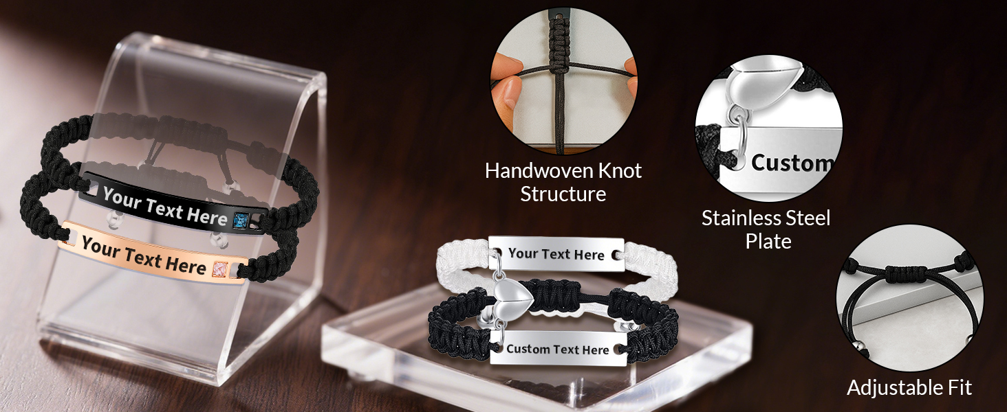 custom bracelets for couples