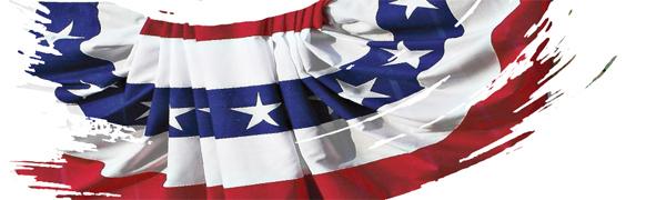 American US Bunting Flags