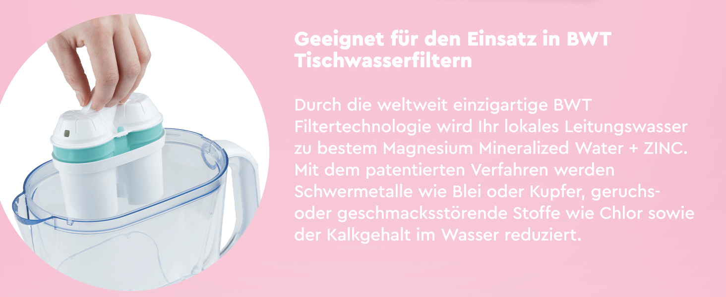 Amazon.de BWT Filterkartusche ZINC + Magnesium Mineralized Water 3