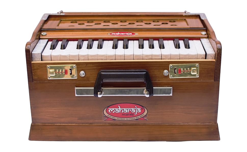 Portable Harmonium, Maharaja Musicals, Small, 2 1/4 Octaves