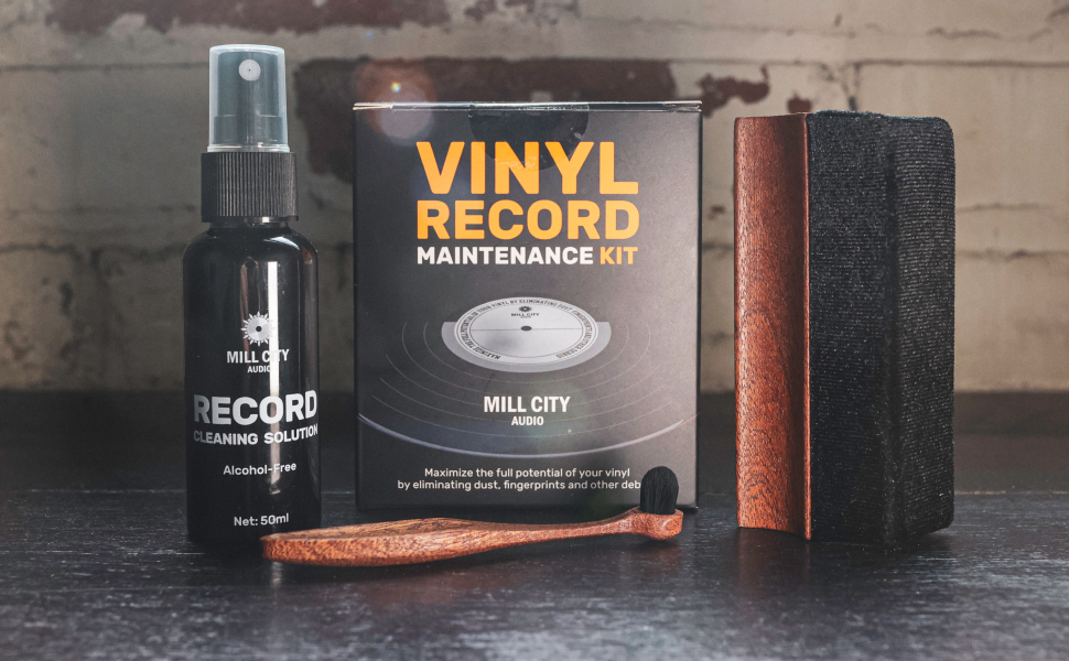 Mill City Audio Vinyl Record Cleaning Kit Includes