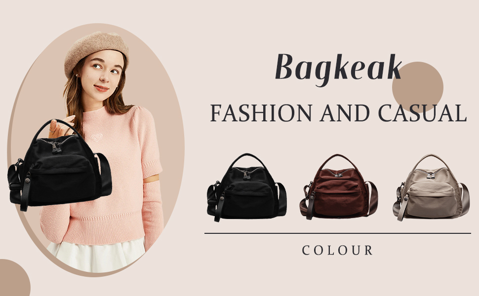 Amazon.com: Casual Nylon Front Pocket Handbag Lightweight