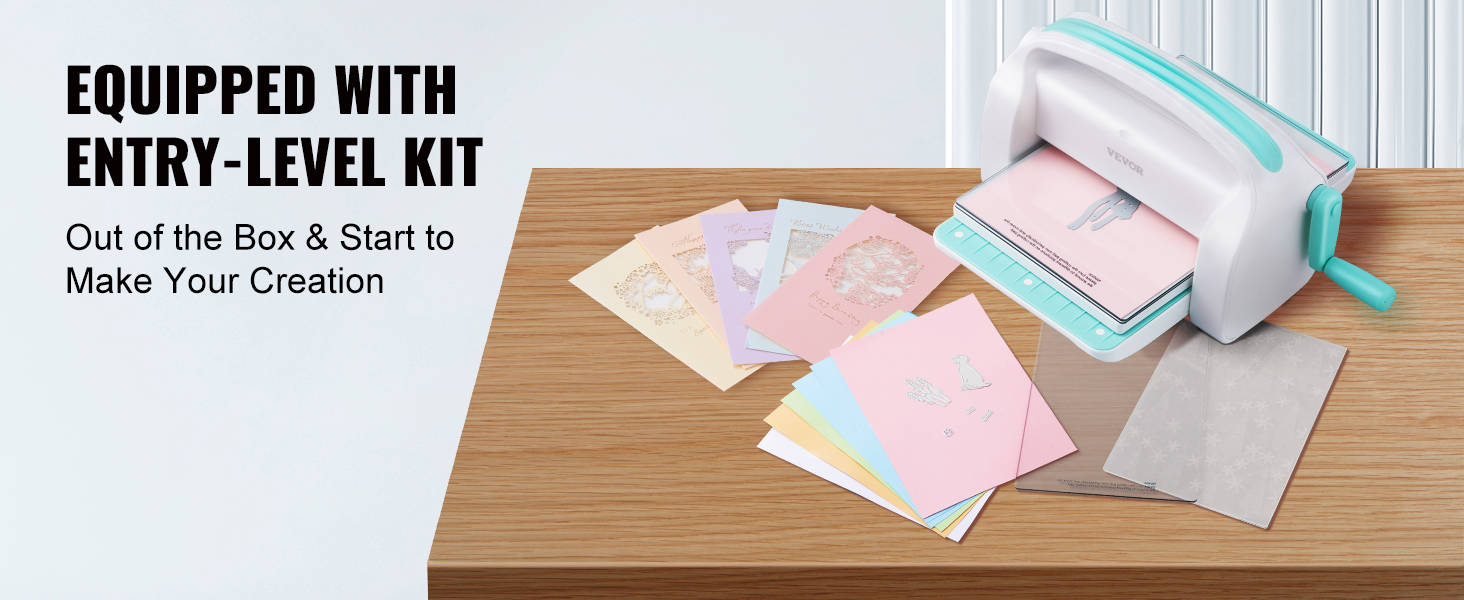 VEVOR Manual Die Cutting & Embossing Machine, Portable Cut