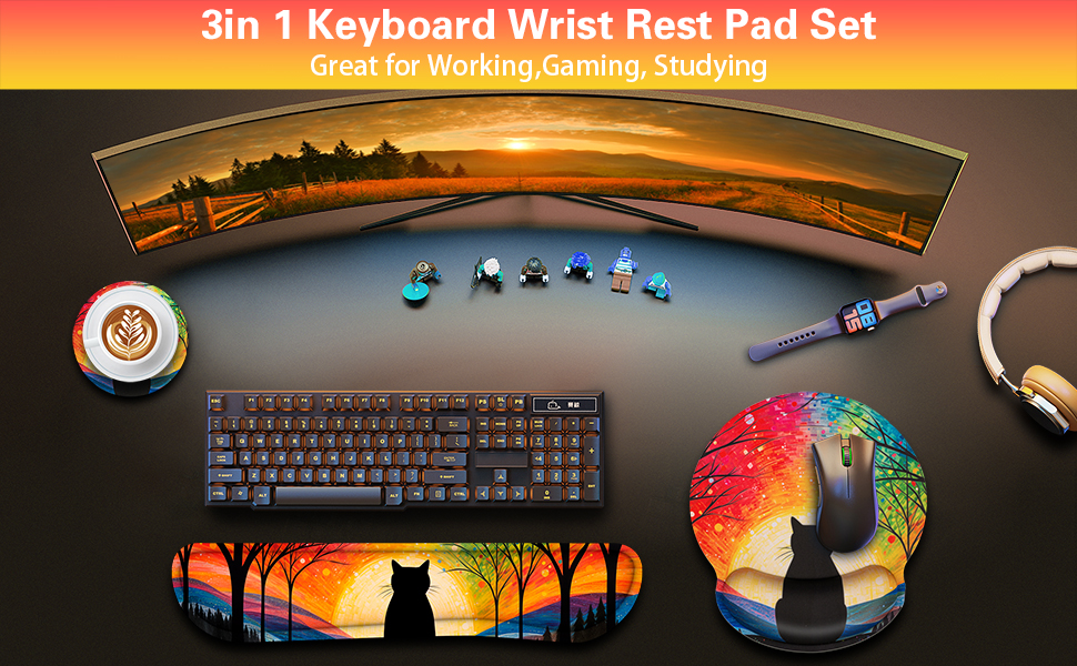 keyboard mouse mat