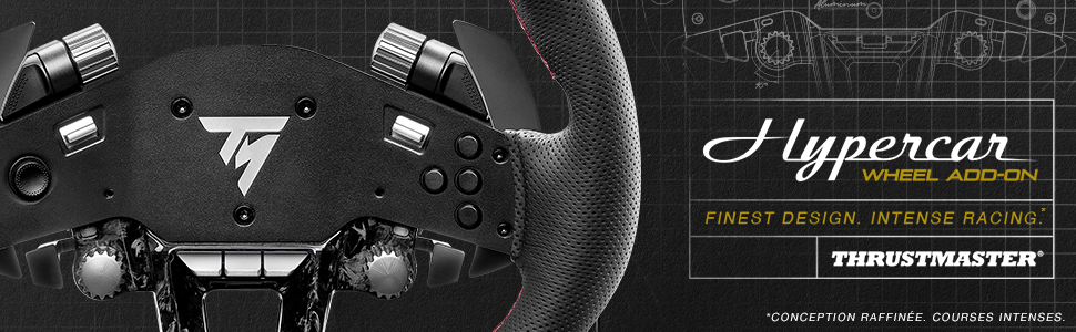 Thrustmaster Hypercar Wheel Add-On, Volant Premium, Pour PC et Consoles 1 Thrustmaster