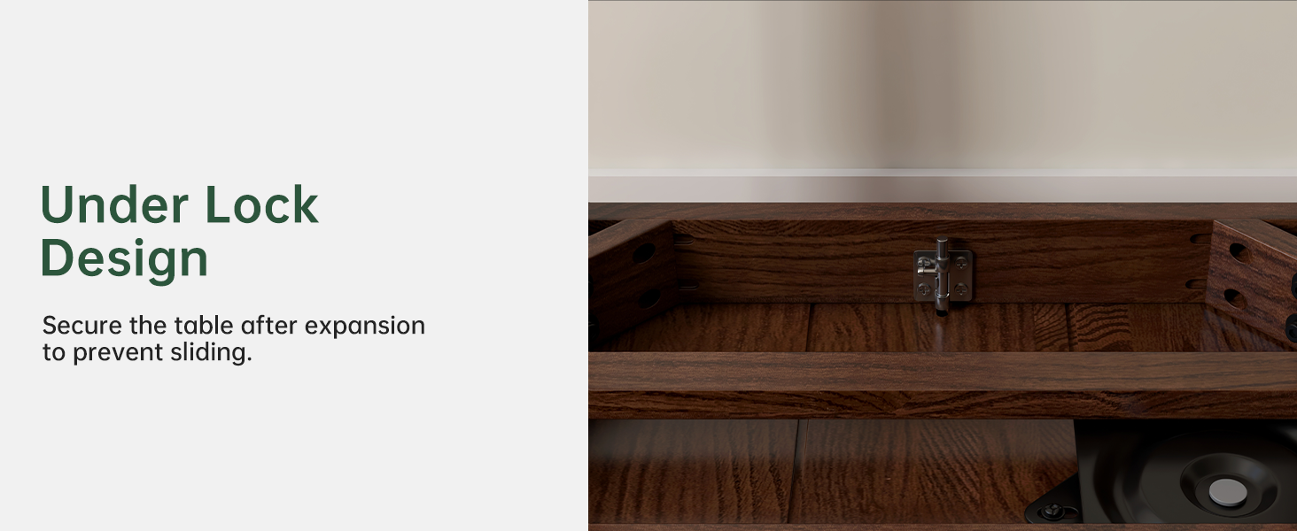 extendable dining room table