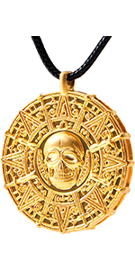 Halloween Gold Pirates Necklace