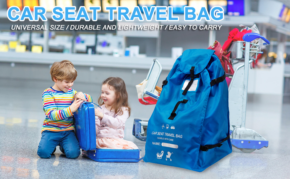 Clearworld Car Seat Travel Bag for Air Travel, Durable Gate
