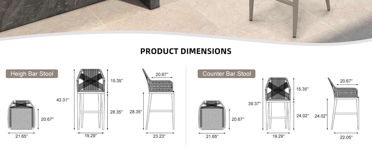 patio bar stool outdoor barstools counter bar stool