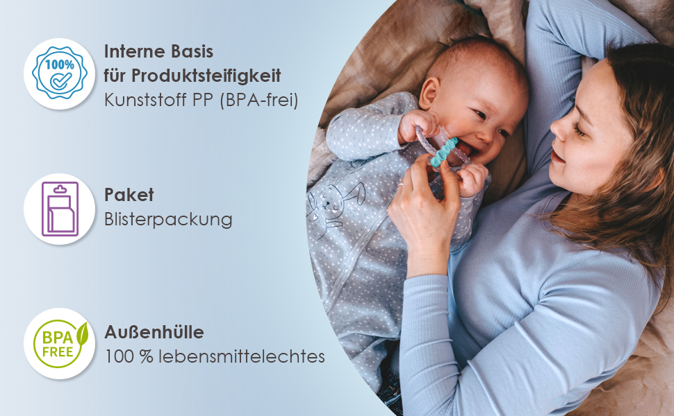 zahnen baby hilfe beißring baby bpa frei beißring 1 jahr baby spielzeug 7 monate