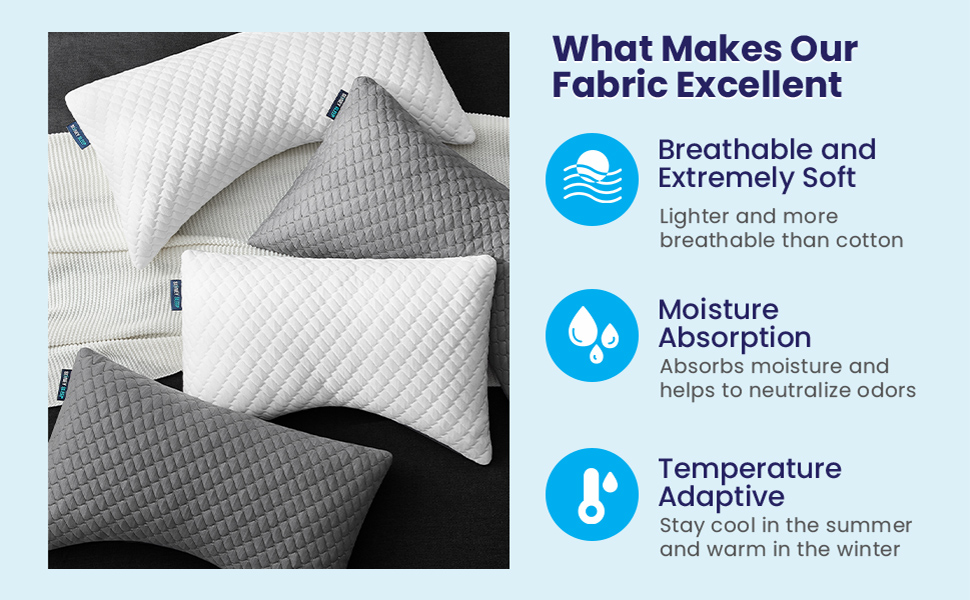 Sidney Sleep Side and Back Sleeper Pillow for Neck and