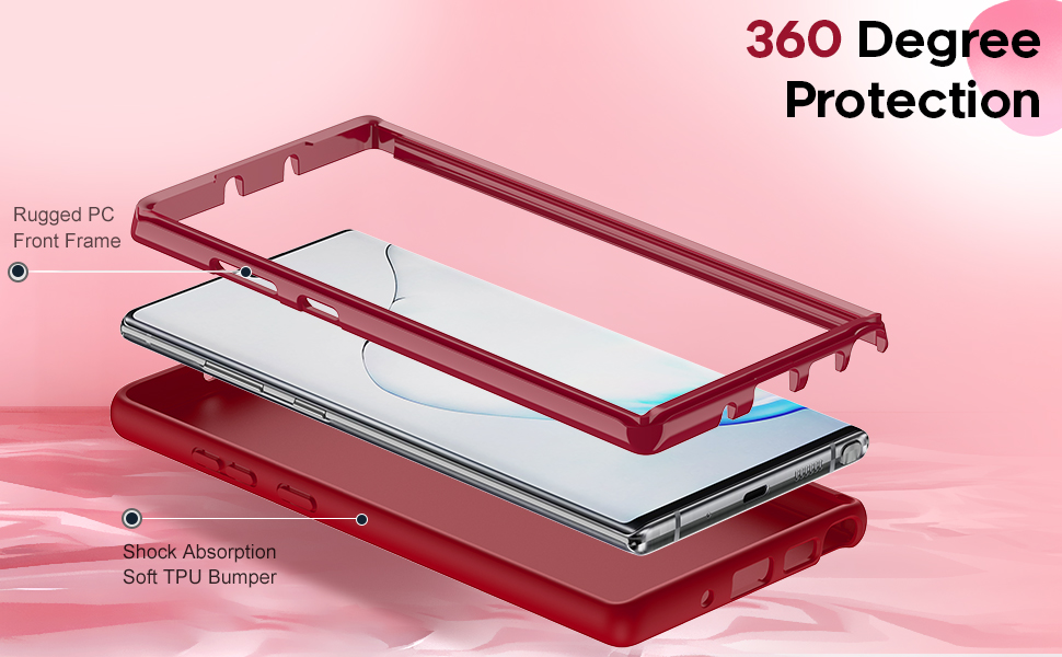 LeYi for Samsung Note 10 Plus Case, Note 10 Plus Phone Case