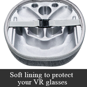 Hard Carrying Case Compatible with Oculus/Meta Quest 3 VR Headset Accessories, Touch Controllers