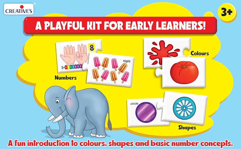 creative's learning is fun pre-school learning & educational puzzles for kids ages 3 & up