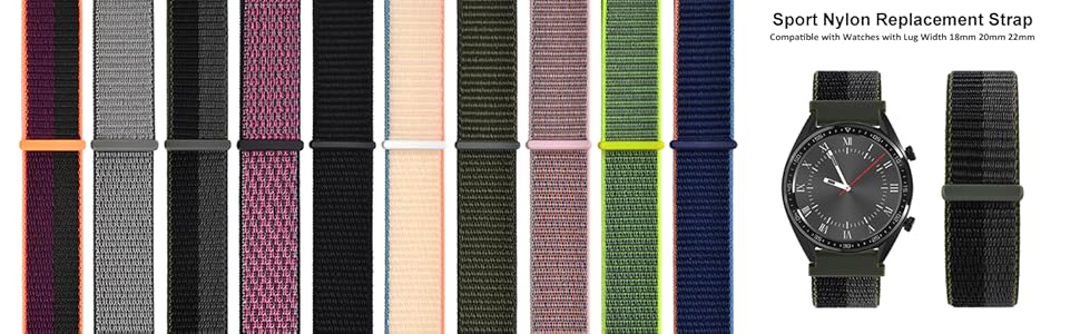 14mm 16mm 18mm 19mm 20mm 21mm 22mm 23mm 24mm watchband bracelet watches pin buckle unisex lady man