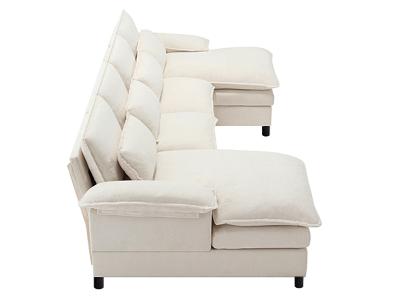 U Shape Sectional Comfy Cloud Couch for Living Room, 111