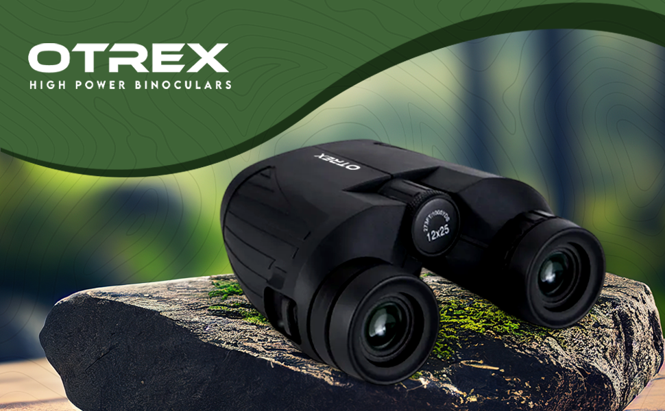 12x25 Compact Binoculars for Adults Kids