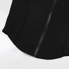 FEOYA Womens Full Zip Sports Vest Slim Fit Workout Gym Tops Stand Collar Sleeveless Yoga Running Tank Tops Skinny Athletic Sleeveless Shirts Quick Dry Breathable Fitness Yoga Gym Vest Top 18 1