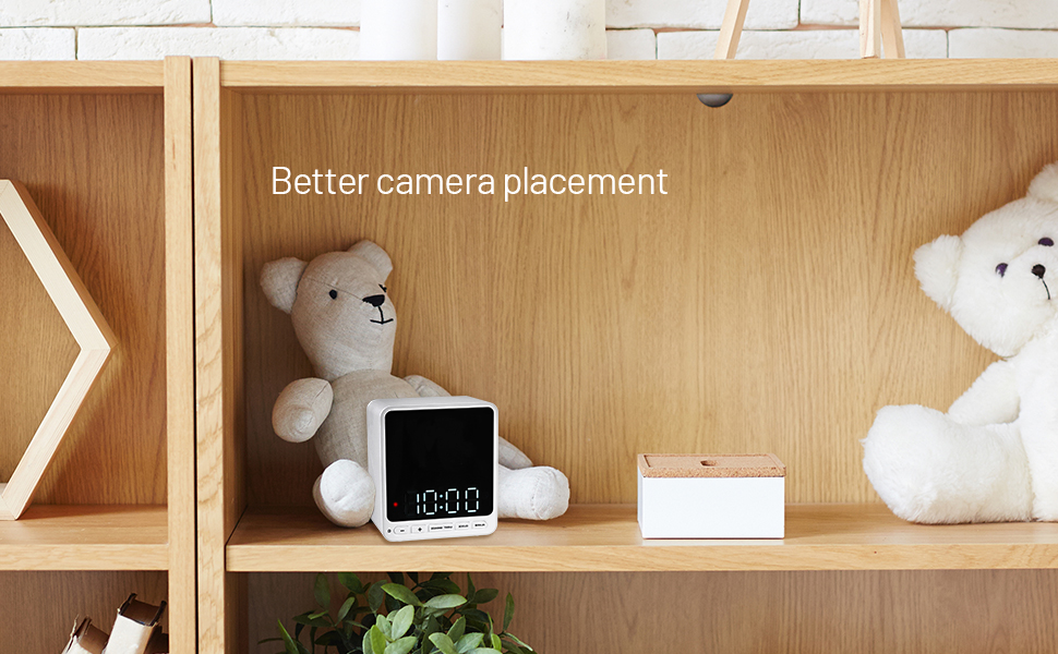 Wasserstein Alarm Clock Wyze Cam V3 Camera Case Compatible with Wyze