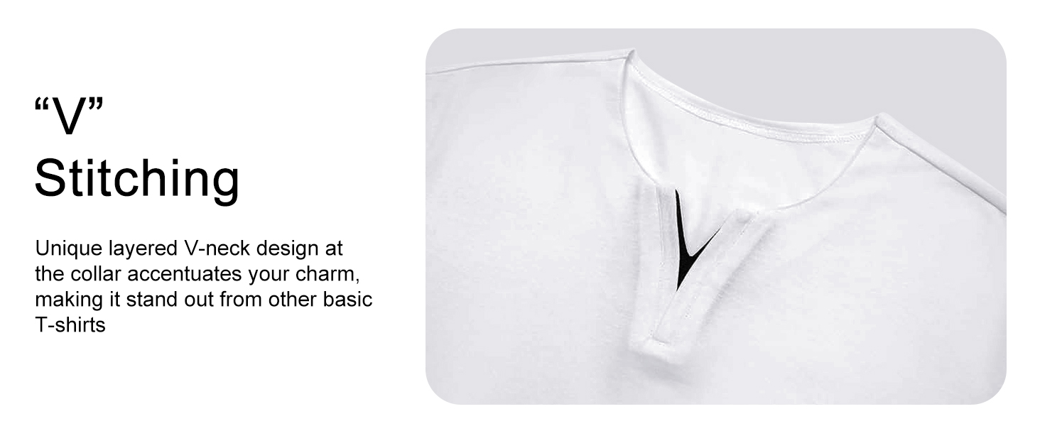 Men‘s V neck T shirts