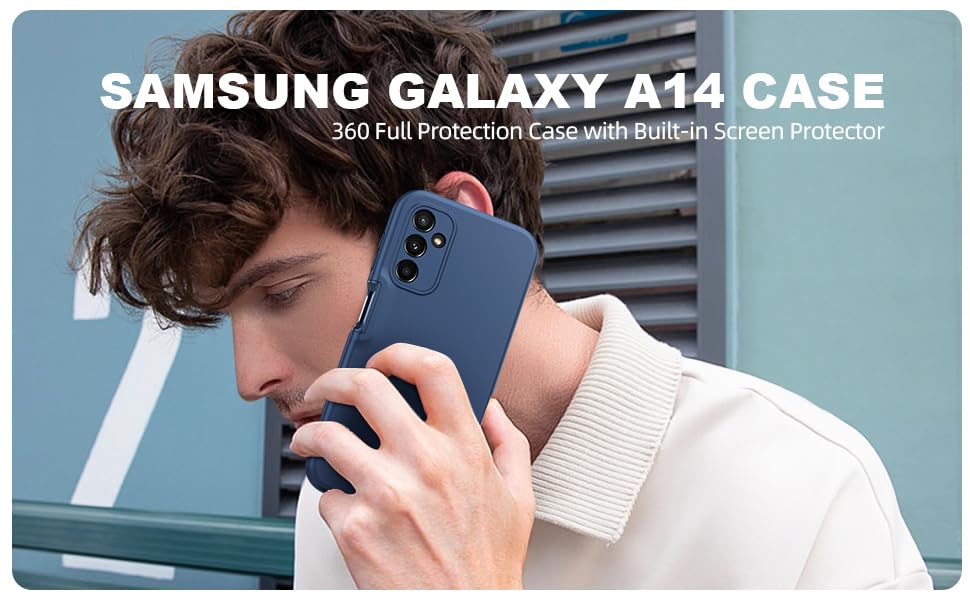 FNTCASE for Samsung Galaxy A145G Case Shockproof Silicone