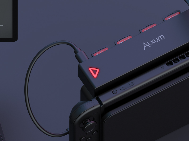 Alxum Switch Game Card Reader, 8 in 1 Multi Game Card Holder Compatible