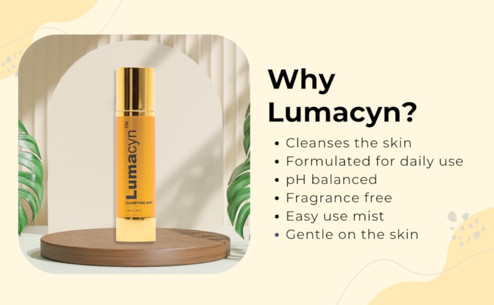 Lumacyn Clarifying Mist Reduces Redness, Blemishes and Breakouts