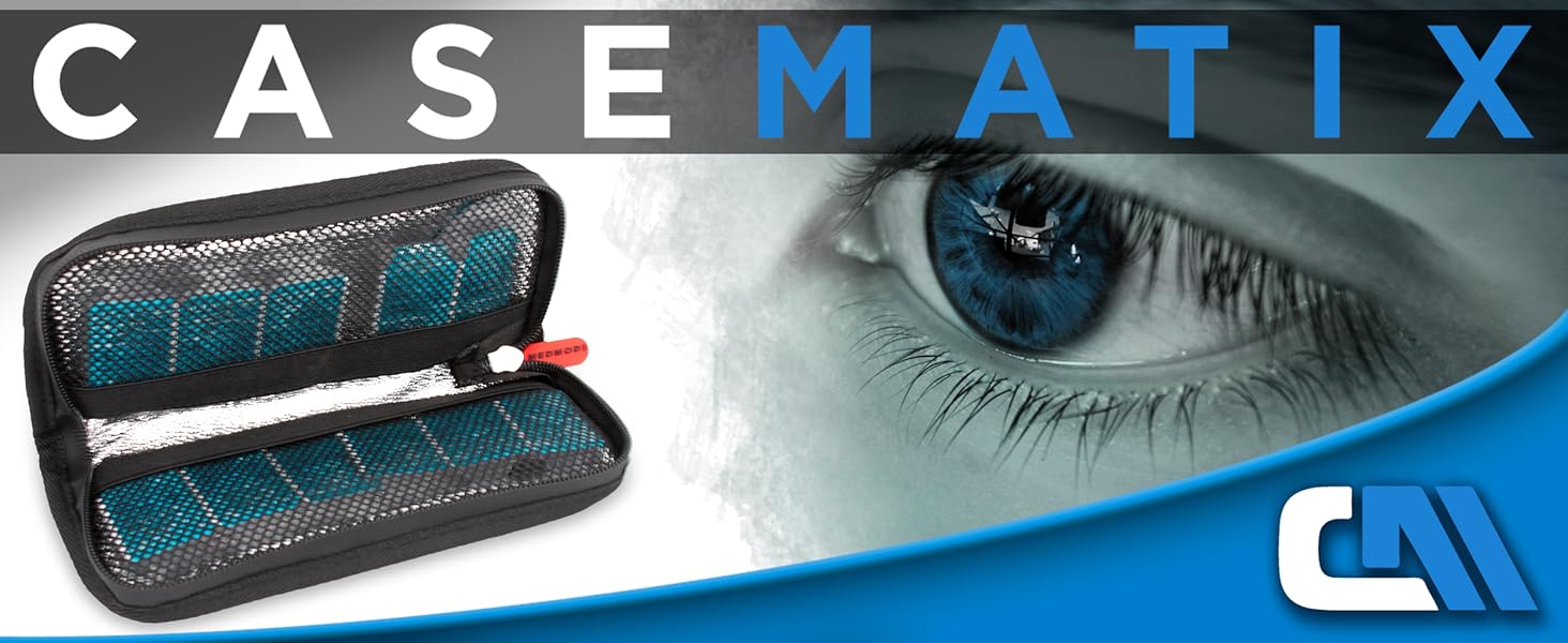 compact zipper pouch for daily disposabel contact lenses