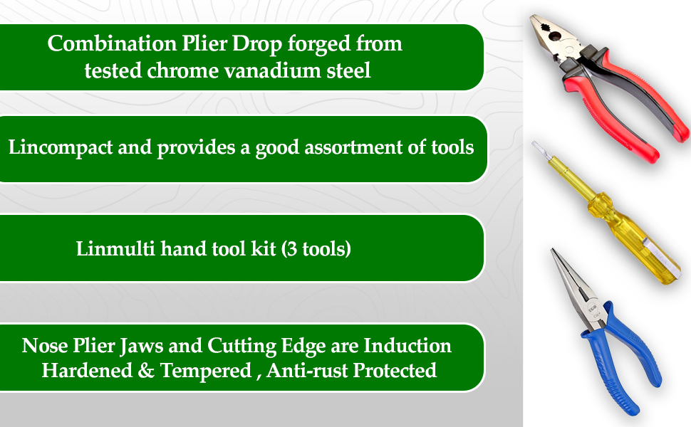 PEDWAL Combination & Nose Plier Combo Cutting player Cutting plier for