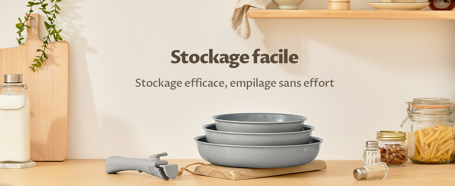 Ensemble de poêles induction Poignée amovible 7 pièces 24 cm, Revêtement céramique antiadhésif, Pour tous types de plaqu B36b8c3d 783a 4c7a B35e Af7aebcc4b42. CR0,0,1464,600 PT0 SX1464 V1
