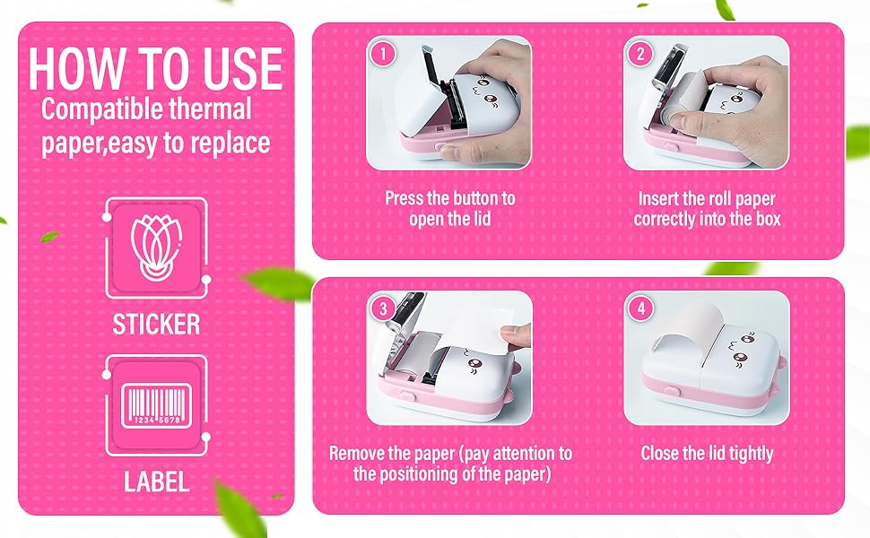 Kravit mini pocker printer