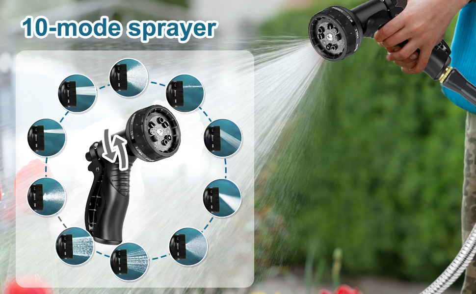 water gun 10 spray patterns