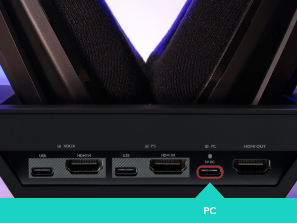 Logitech G Astro A50 X LIGHTSPEED, bezprzewodowy zestaw