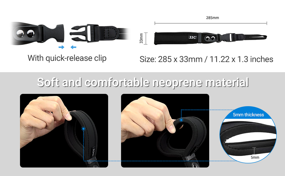 JJC Soft Camera Hand Strap