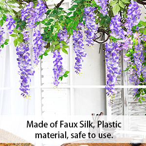 artificial flowers for decoration fake flowers hanging flowers flower garland
