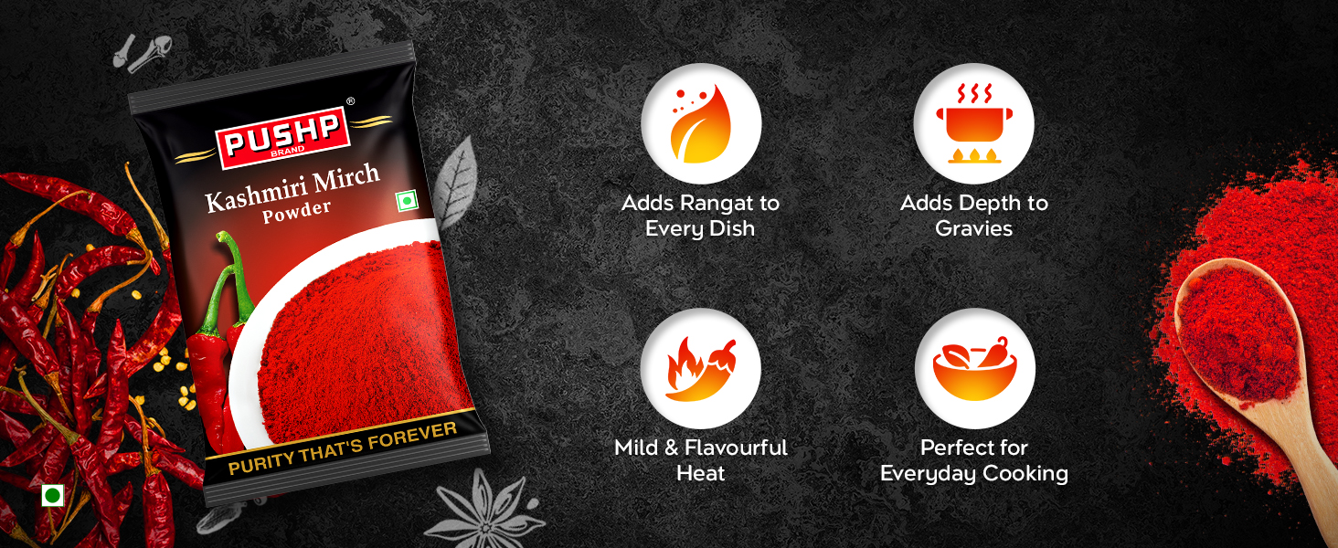 Pushp Brand Kashmiri Mirchi Powder