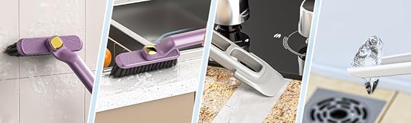 360 degree rotating head long easy cleaning brush bristle multi purpose windo2 tracks heavy duty