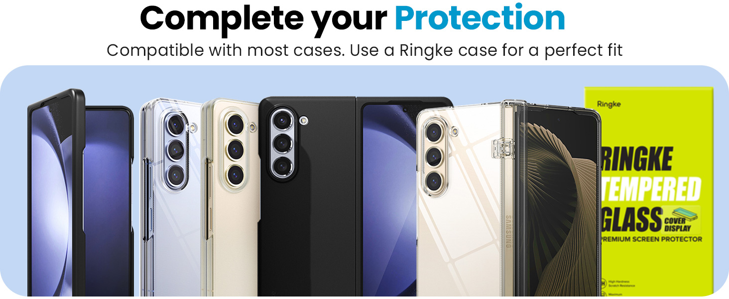 Ringke DUAL EASY FILM compatible with Galaxy Z Fold 5