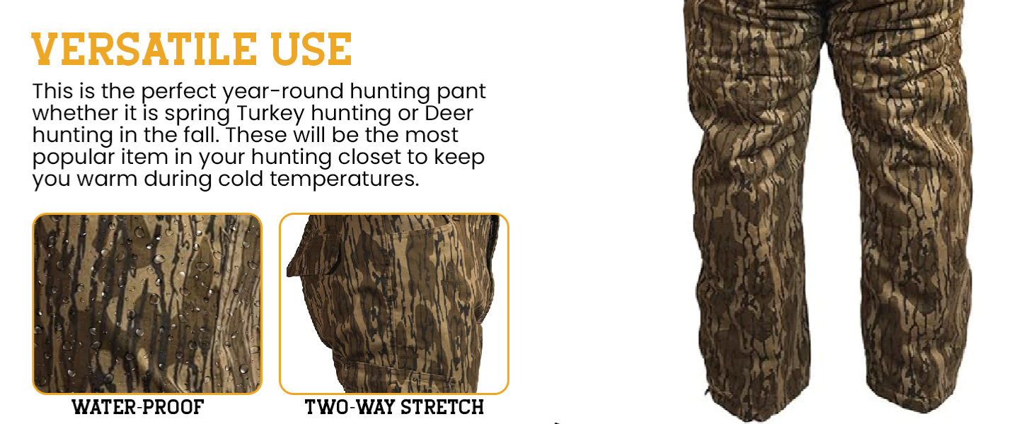 Youth Insulated Camo Bib