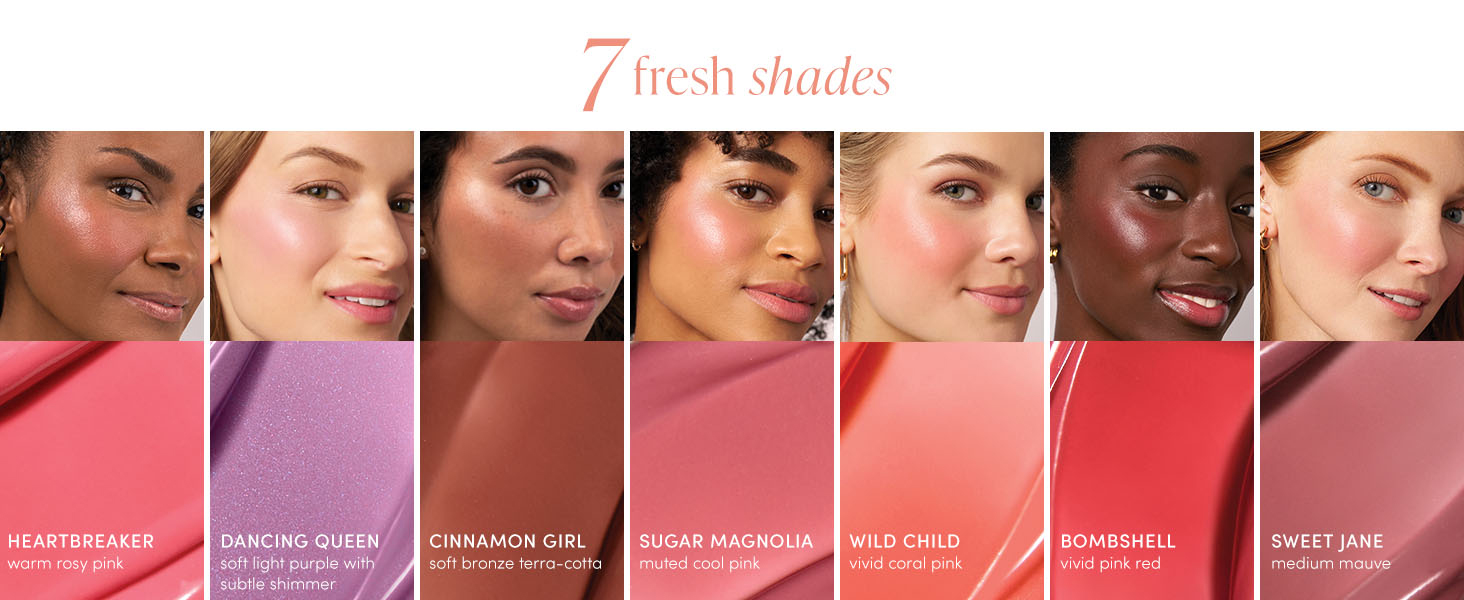 7 fresh shades