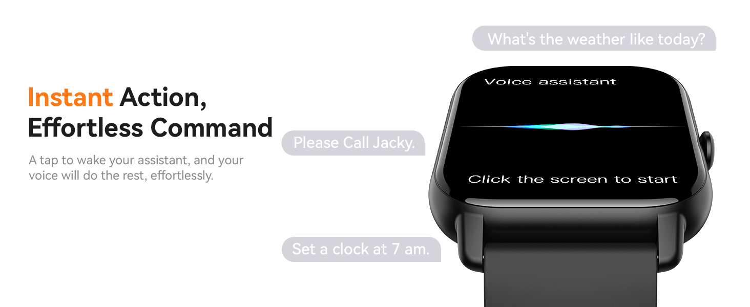 smart watch with voice assistant